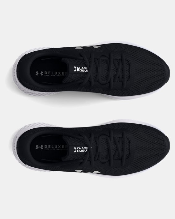 Women's UA Charged Rogue 3 Running Shoes, Black, pdpMainDesktop image number 2